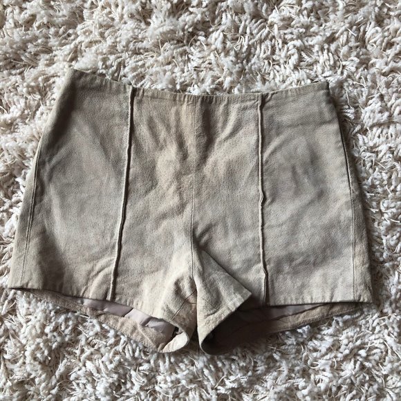 Forever 21 Pants - Faux Suede Pintuck Short